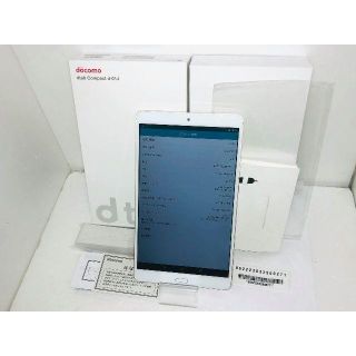 エヌティティドコモ(NTTdocomo)のSIMフリー 美品 docomo d-01J 〇判定 ゴールド 送料無料(タブレット)