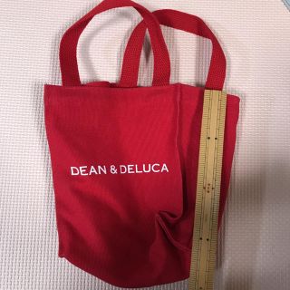 ディーンアンドデルーカ(DEAN & DELUCA)のディーンアンドデルーカ 赤 ミニバッグ(トートバッグ)