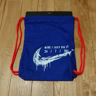 ナイキ(NIKE)のNIKE ナイキ ナップサック YTH ジムサック ブラック ジュニア ブルー(その他)