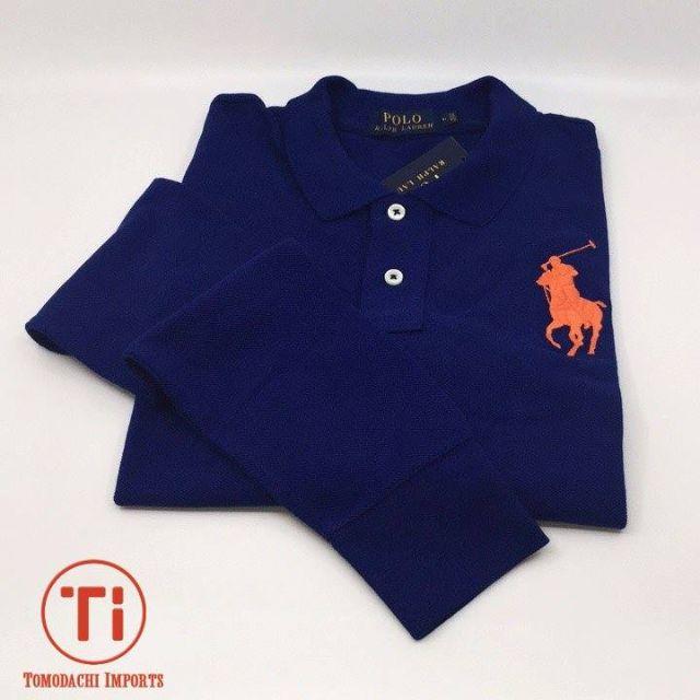 Ralph Lauren(ラルフローレン)のRALPH LAUREN Skinny Fit Big-Pony ポロ シャツ レディースのトップス(Tシャツ(長袖/七分))の商品写真