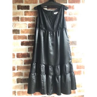 コムデギャルソン(COMME des GARCONS)の⚫︎AD2008 美品 送料込 コムコム コムデギャルソン ワンピース 黒(ロングワンピース/マキシワンピース)