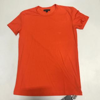 エンポリオアルマーニ(Emporio Armani)の未使用品 アルマーニ メンズTシャツ サイズM オレンジ(Tシャツ/カットソー(半袖/袖なし))