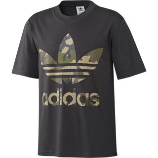 アディダス(adidas)の新品M★アディダスオリジナルス黒カモフラトレフォイルTシャツ(Tシャツ/カットソー(半袖/袖なし))