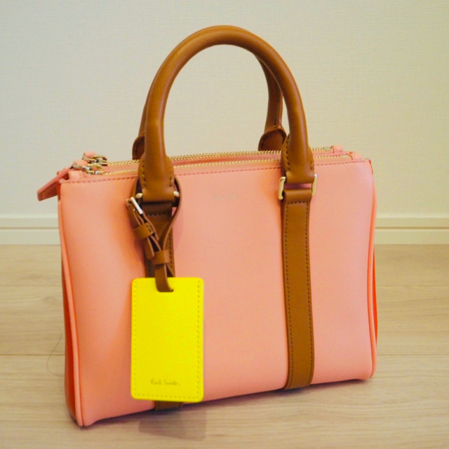 Paul Smith(ポールスミス)のポールスミス  レザー 2way ハンドバッグ 革 ピンク ツートンカラー レディースのバッグ(ハンドバッグ)の商品写真