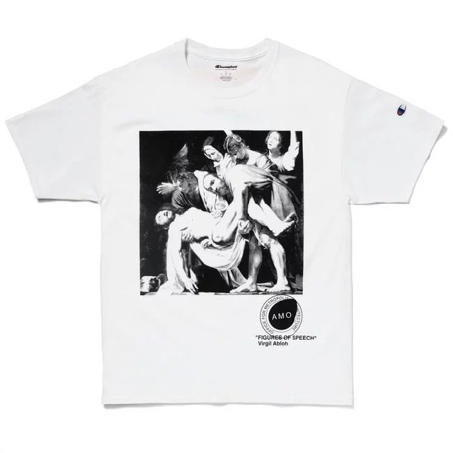 Tシャツ/カットソー(半袖/袖なし)L MCA Virgil Abloh ヴァージルアブロー Art T-shirt