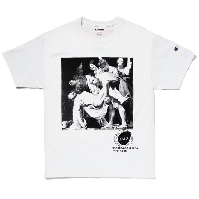 L MCA Virgil Abloh ヴァージルアブロー Art T-shirt