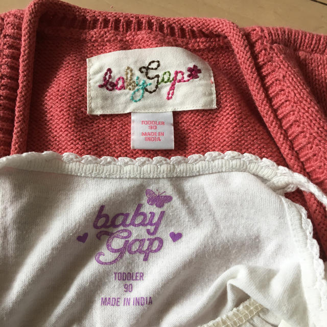 babyGAP(ベビーギャップ)のGap. ボレロ&ワンピース  90  2点送料込み キッズ/ベビー/マタニティのキッズ服女の子用(90cm~)(ワンピース)の商品写真