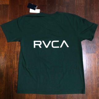 ルーカ(RVCA)のrvca バックロゴ モスグリーン Lサイズ 新品未使用(Tシャツ/カットソー(半袖/袖なし))
