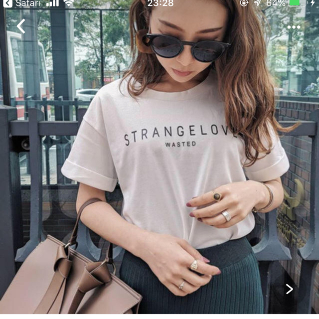 rienda(リエンダ)のタックフレアバックテールOP& Color message Tee   レディースのワンピース(ロングワンピース/マキシワンピース)の商品写真