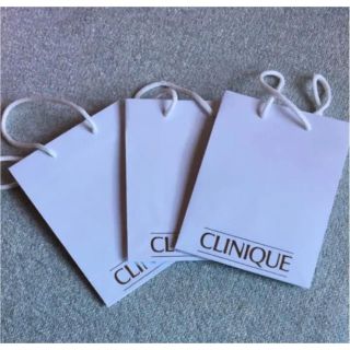 クリニーク(CLINIQUE)のショッパー CLINIQUE （小）3枚セット(ショップ袋)