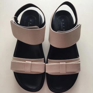 マルニ(Marni)のマルニ  Marni レザーリボンサンダル(サンダル)