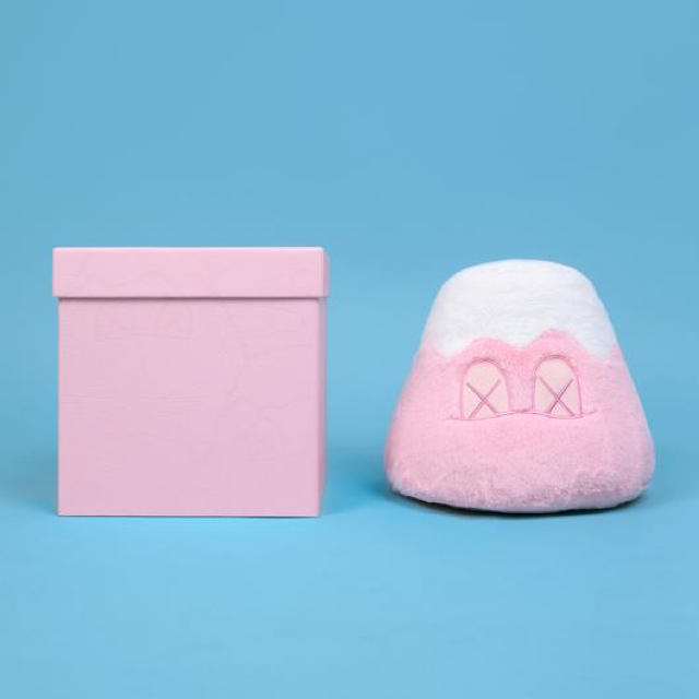 Kaws Holiday Japan Mount Fuji Plush Pink