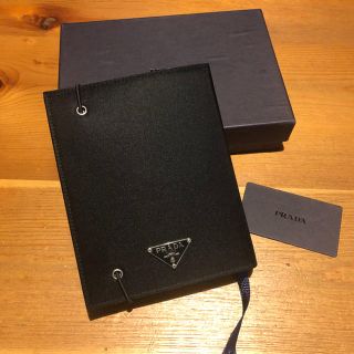 プラダ(PRADA)のプラダ PRADA ナイロン 手帳カバー 黒 ブラック ノート(手帳)