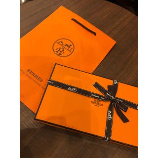 エルメス(Hermes)のHERMESエルメス、長財布の箱、りぼん、紙袋、ブランド紙袋ショップバッグ(ショップ袋)