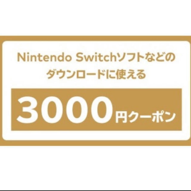 新品未使用　3000円クーポン付き　Nintendo Switch