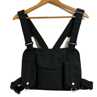 バレンシアガ(Balenciaga)のAWENDE CHEST RIG 黒 チェストリグ タクティカルベスト 韓国(ベスト)