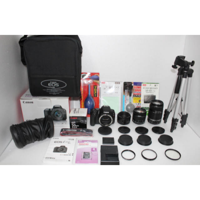 正規品販売! Canon - ❤️canon kiss x9❤️標準!望遠!単焦点
