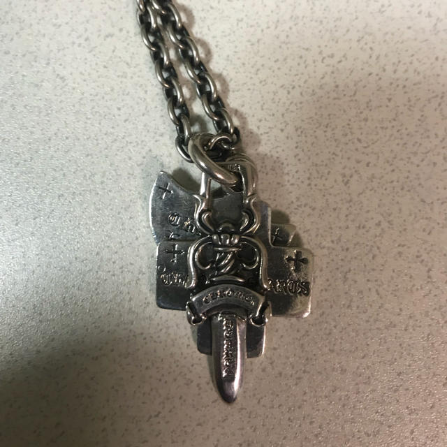 Chrome Hearts(クロムハーツ)のクロム ハーツ 3トリンケッツ SV925 シルバー  メンズのアクセサリー(ネックレス)の商品写真