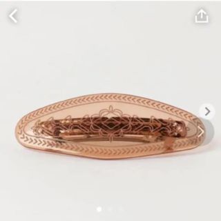 シュープリームララ(Supreme.La.La.)のシュープリーム ララ 新品 クリア バレッタ ヘアアクセサリー ブラウン(バレッタ/ヘアクリップ)