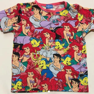 ディズニー(Disney)のディズニー総柄ティーシャツ(Tシャツ(半袖/袖なし))