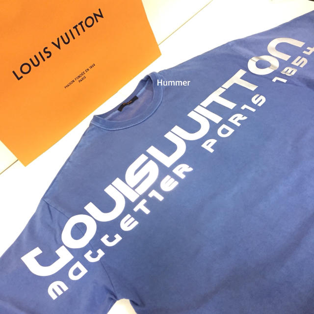 LOUIS VUITTON(ルイヴィトン)の国内直営 ルイヴィトン オーバーサイズ リフレクト Tシャツ USED加工 極美 メンズのトップス(Tシャツ/カットソー(半袖/袖なし))の商品写真