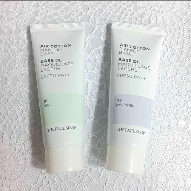 THE FACE SHOP(ザフェイスショップ)のザ フェイスショップ 下地 紫 緑 セット コスメ/美容のベースメイク/化粧品(化粧下地)の商品写真