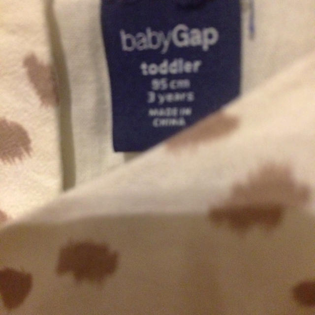 babyGAP(ベビーギャップ)の美品 babygap  ダルメシアン柄 ワンピース 95 キッズ/ベビー/マタニティのキッズ服女の子用(90cm~)(ワンピース)の商品写真