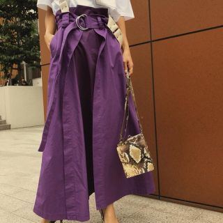 アメリヴィンテージ(Ameri VINTAGE)のSUSPENDER LAYERED SK(ロングスカート)