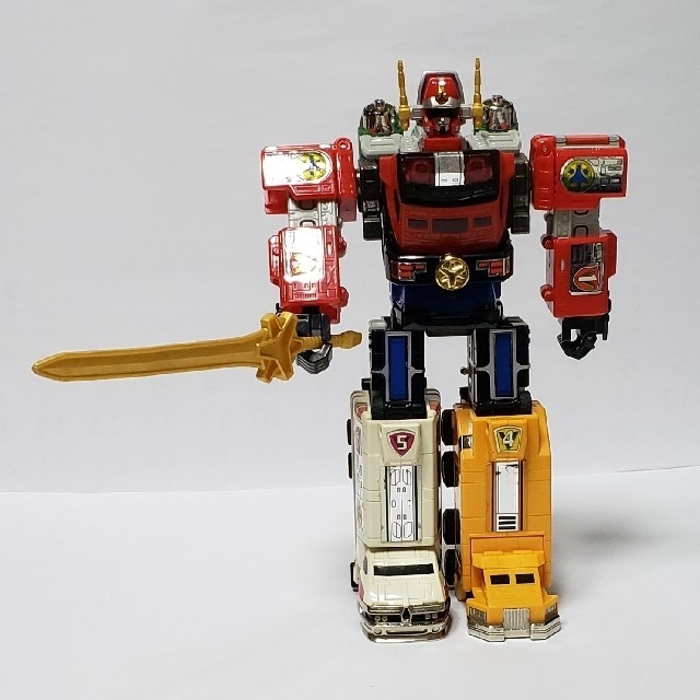 BANDAI - <送料込み> 救急戦隊ゴーゴーファイブ DX超合金 緊急合体
