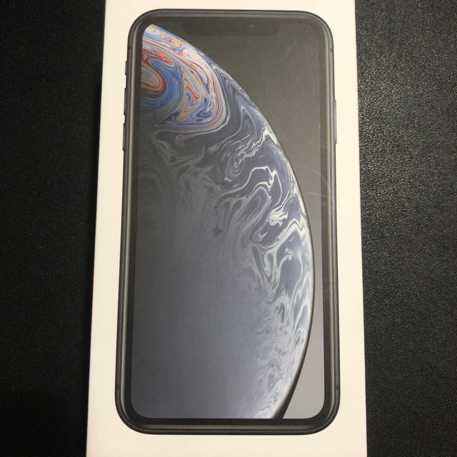 Apple(アップル)のiPhone XR 64GB BLACK 本体 新品未使用 スマホ/家電/カメラのスマートフォン/携帯電話(スマートフォン本体)の商品写真