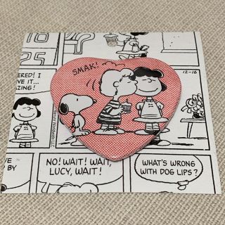 ピーナッツ(PEANUTS)の缶バッチ スヌーピーミュージアム(バッジ/ピンバッジ)