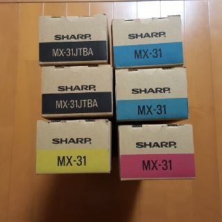 シャープ(SHARP)のシャープトナー純正　6本セット(OA機器)