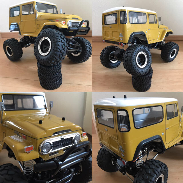 超美品!】タミヤ CR-01 ランクル40 4WS LEDライトユニット付!の通販