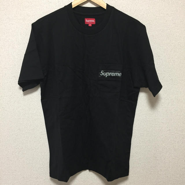 Tシャツ/カットソー(半袖/袖なし)【新品未使用】Supreme Mesh Stripe Pocket Tee