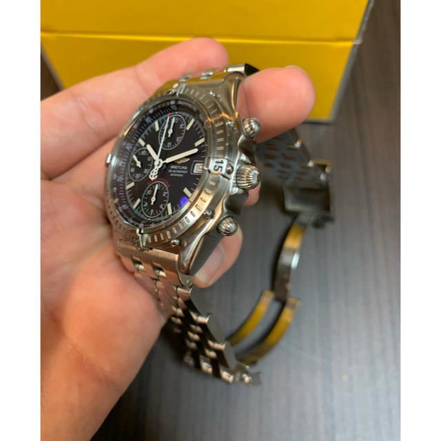 BREITLING(ブライトリング)の《本日限り値段》ブライトリング クロノマット ブラックバード メンズの時計(腕時計(アナログ))の商品写真