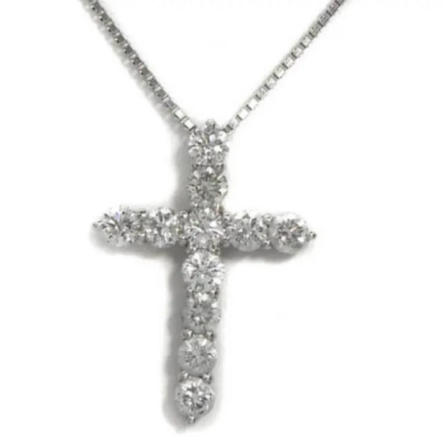 Tiffany & Co. - 2.1カラット ダイヤモンドネックレス 45センチ プラチナ