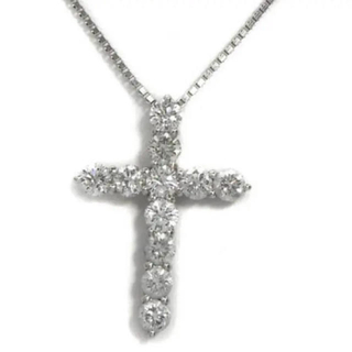 ティファニー(Tiffany & Co.)の2.1カラット ダイヤモンドネックレス 45センチ プラチナ(ネックレス)