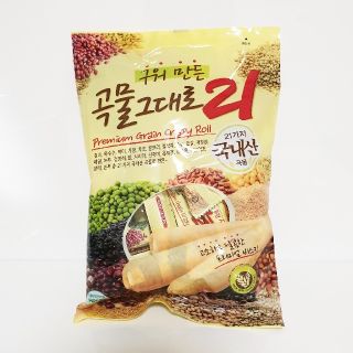 韓国 人気 お菓子★ クリスピーロール 穀物そのまま21 1袋(菓子/デザート)