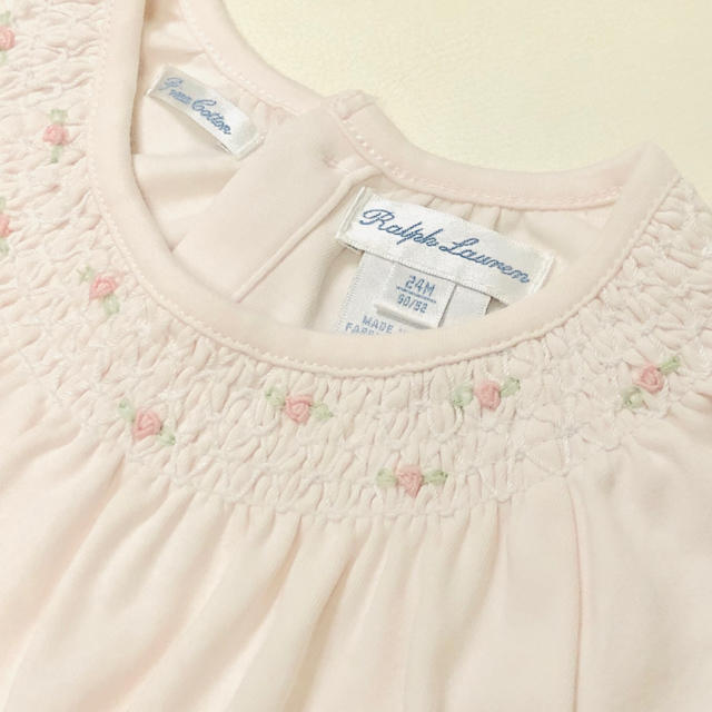 Ralph Lauren(ラルフローレン)の【美品】90ラルフローレンワンピース キッズ/ベビー/マタニティのキッズ服女の子用(90cm~)(ワンピース)の商品写真