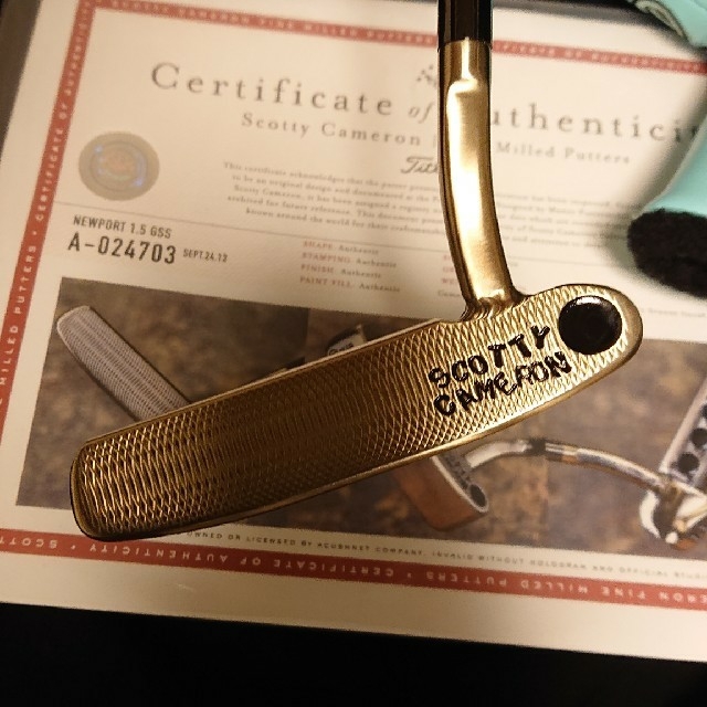 Scotty Cameron(スコッティキャメロン)のスコッティキャメロン ツアーパター GSSニューポート1.5 スポーツ/アウトドアのゴルフ(クラブ)の商品写真