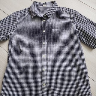 ジーユー(GU)の半袖チェックシャツ(シャツ/ブラウス(半袖/袖なし))
