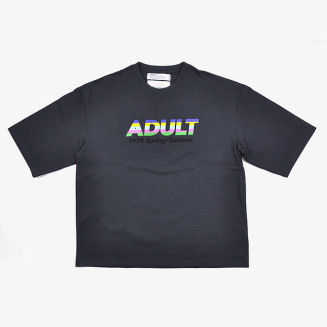 DAIRIKU 19SS ADULT T-shirt BLACKTシャツ/カットソー(半袖/袖なし)