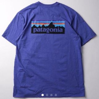 パタゴニア(patagonia)のパタゴニア　Tシャツ　紫(Tシャツ/カットソー(半袖/袖なし))