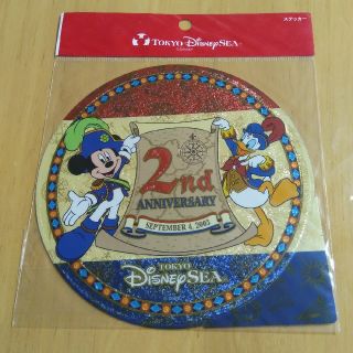 ディズニー(Disney)のディズニー　ステッカー　ディズニーシー2周年(しおり/ステッカー)