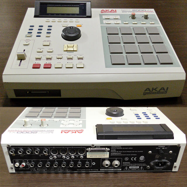 akai mpc 2000xlMIDIコントローラー