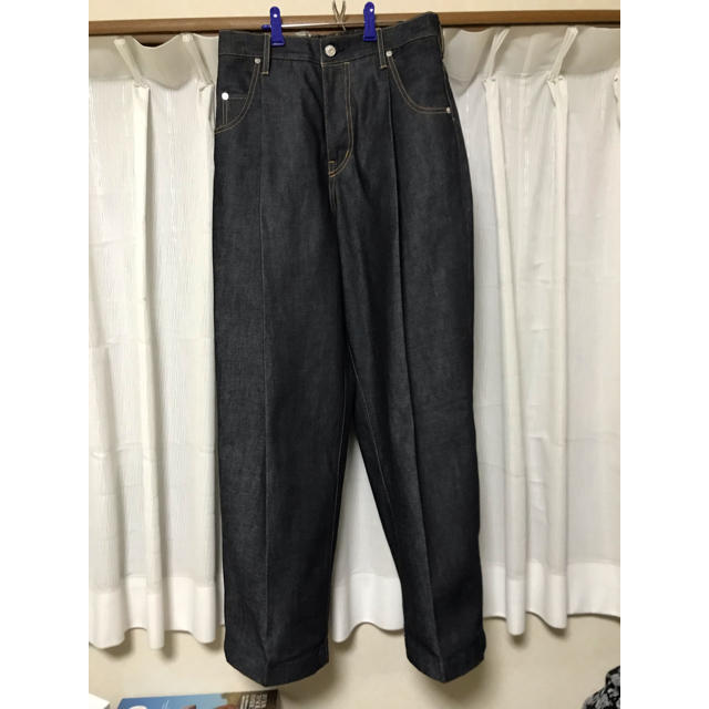 SUNSEA(サンシー)のNEON SIGN WIDE DENIM SLACKS 'RIGID' メンズのパンツ(デニム/ジーンズ)の商品写真