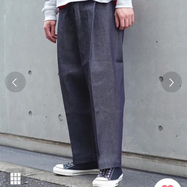 SUNSEA(サンシー)のNEON SIGN WIDE DENIM SLACKS 'RIGID' メンズのパンツ(デニム/ジーンズ)の商品写真