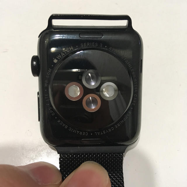Apple Watch - Apple Watch series3 ステンレス ブラック 42mmの通販 by usnm｜アップルウォッチならラクマ 好評超歓迎