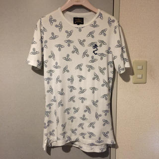 ヴィヴィアンウエストウッド(Vivienne Westwood)のAnglomania orb T-shirt white×navy (Tシャツ/カットソー(半袖/袖なし))