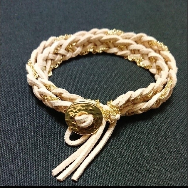 Braided Bracelet, Made in Japan. ハンドメイドのアクセサリー(ブレスレット/バングル)の商品写真